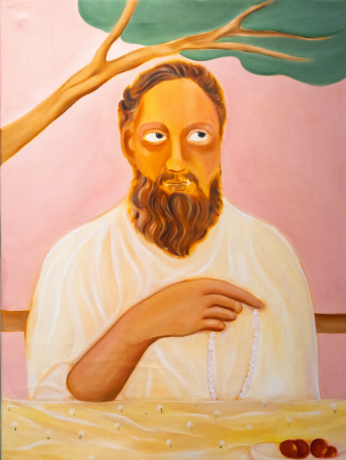 N.Meera Irshad, Arshi Irshad , marginalised , oil on canvas
